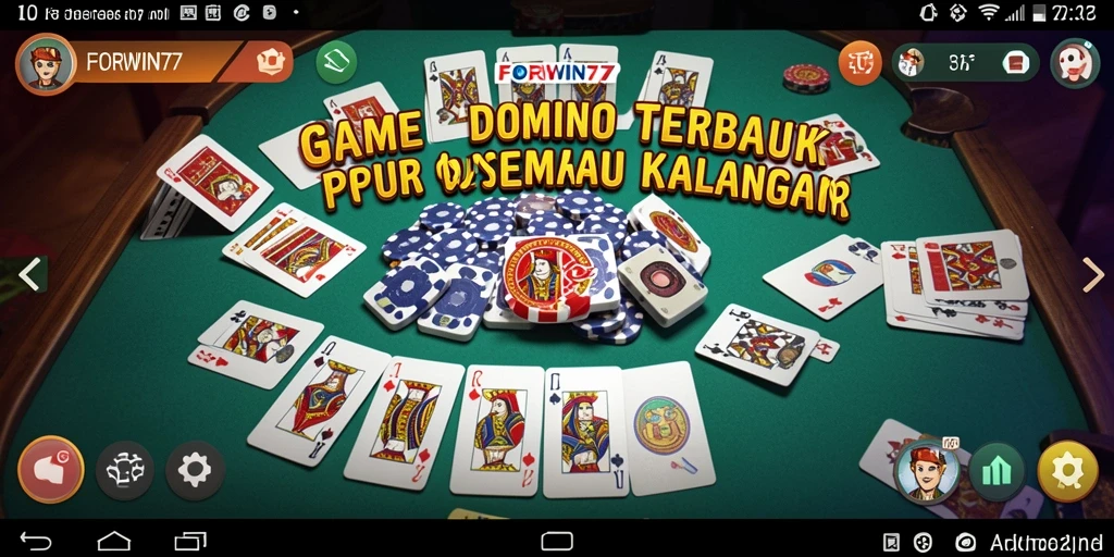 Gameplay seru domino FORWIN77 dengan grafik menawan.