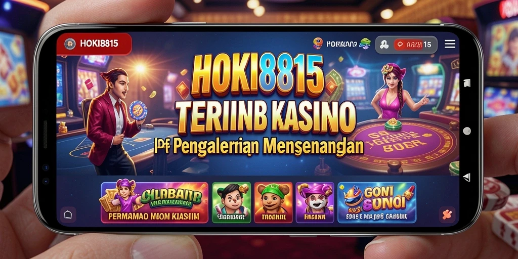 Screenshot utama HOKI8815 menampilkan gameplay Kasino yang menarik.