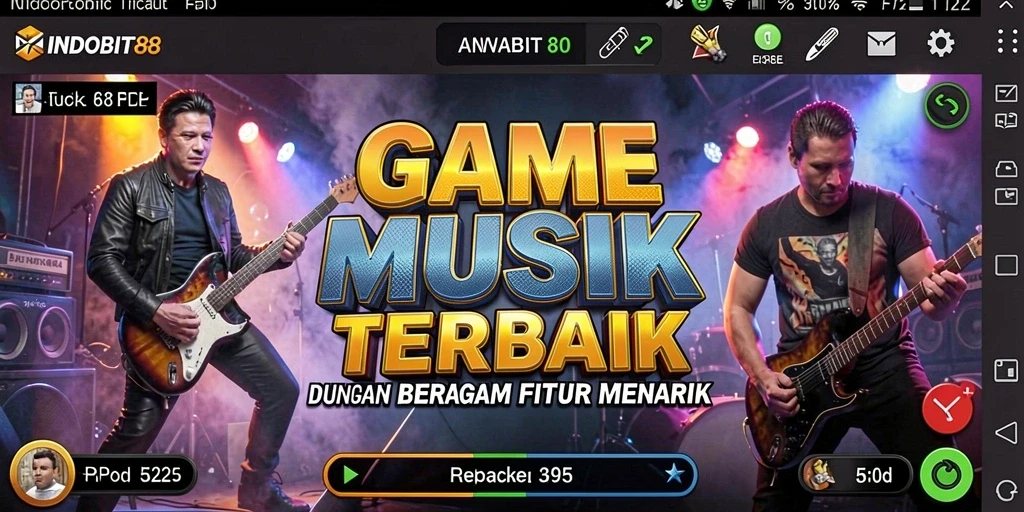 Tampilan gameplay INDOBIT88 yang interaktif dan penuh warna.