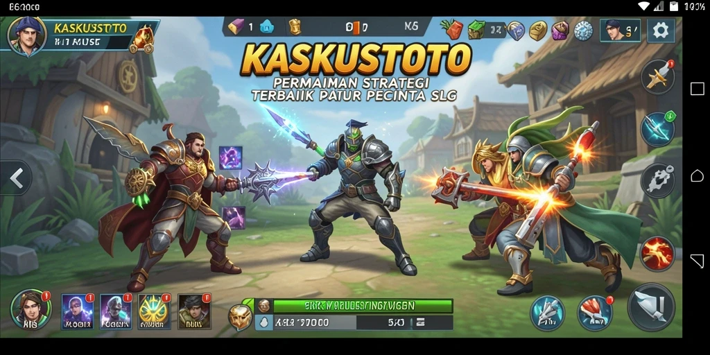 Tampilan gameplay KASKUSTOTO yang menegangkan dan penuh strategi.