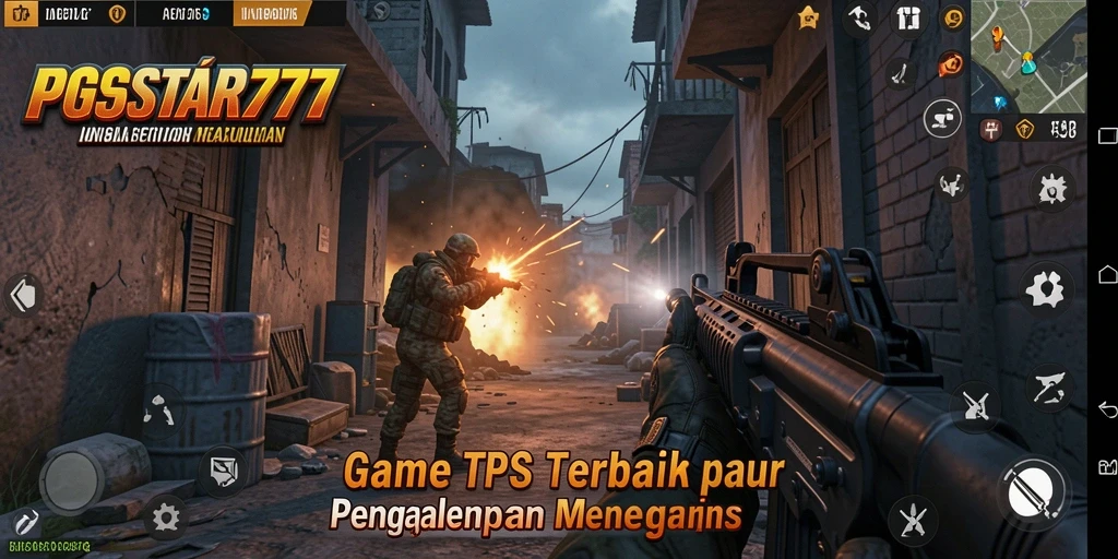Tampilan layar permainan PGSTAR777 dengan aksi tembak-menembak yang mendebarkan.
