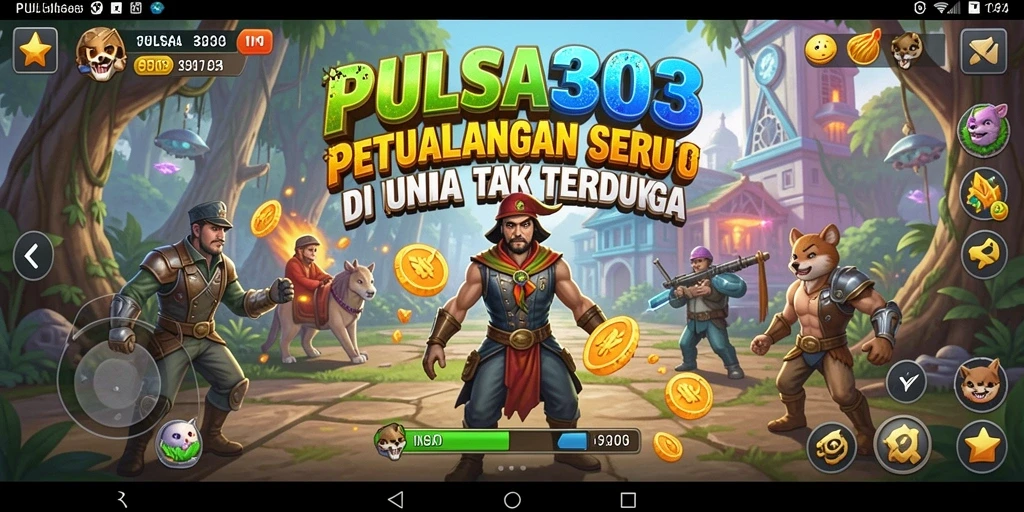 Screenshot menunjukkan gameplay seru dan grafis memukau PULSA303.