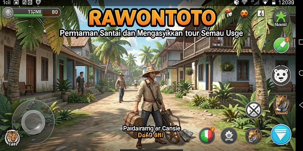 Tampilan gameplay RAWONTOTO yang seru dan penuh warna.
