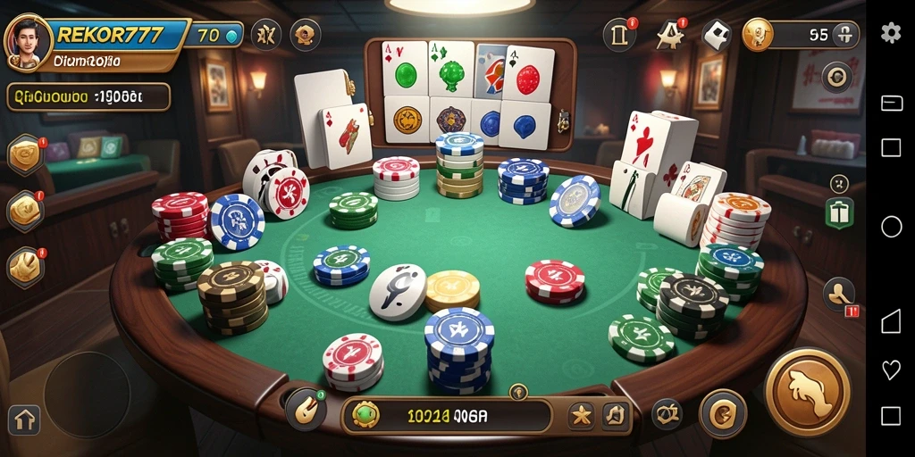 Gameplay QiuQiu seru di REKOR777 dengan teman-teman.