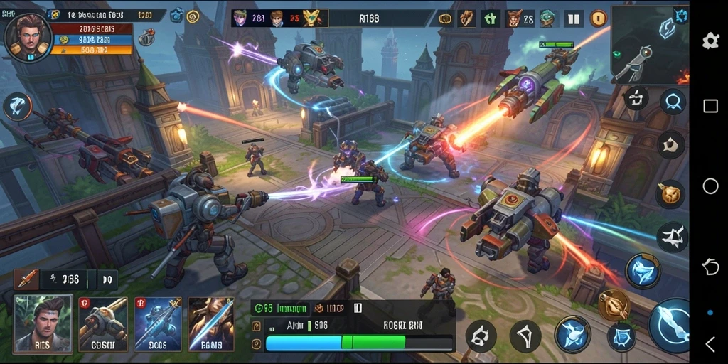 Screenshot gameplay RI188 menampilkan aksi strategi yang mendebarkan.