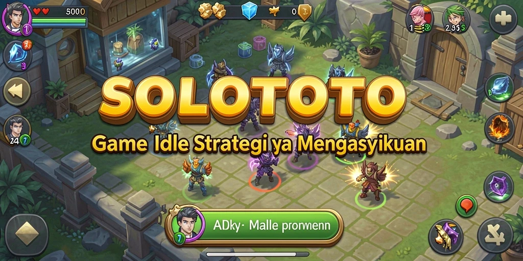 Screenshot gameplay <strong>SOLOTOTO</strong> menunjukkan karakter yang sedang bertarung dengan strategi yang cerdas.