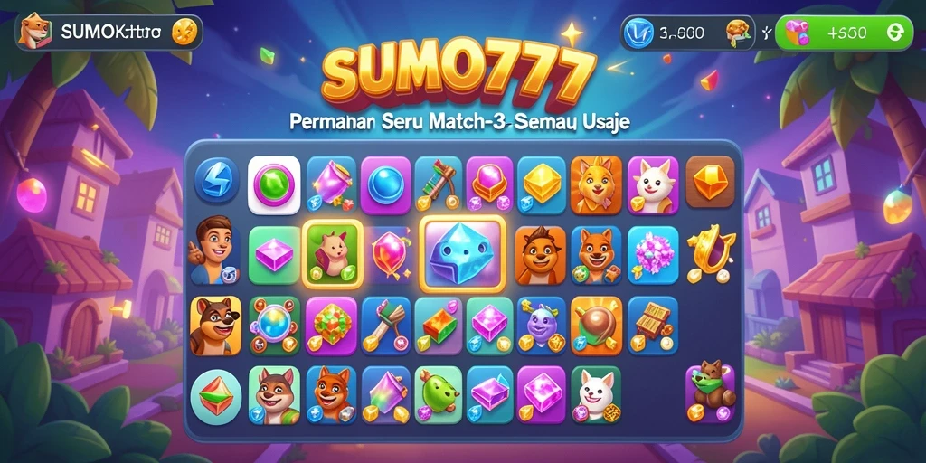 Tampilan menarik dari gameplay SUMO777, penuh warna dan tantangan.